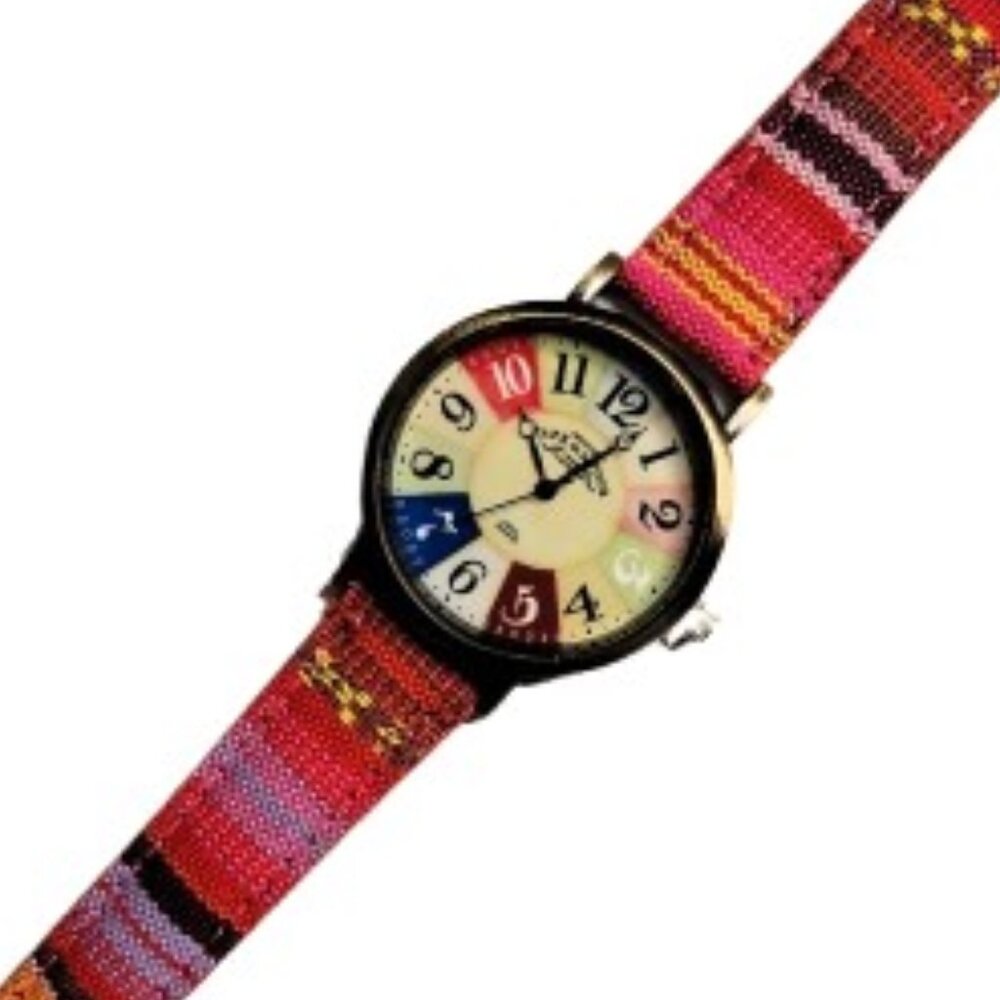 Boho Retro Hippie Analog Wristwatch Quartz Movement NWOT PIN24